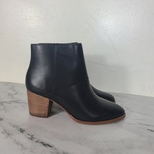 Madewaell Becca Black Leather Ankle Bootie 9 New With Box